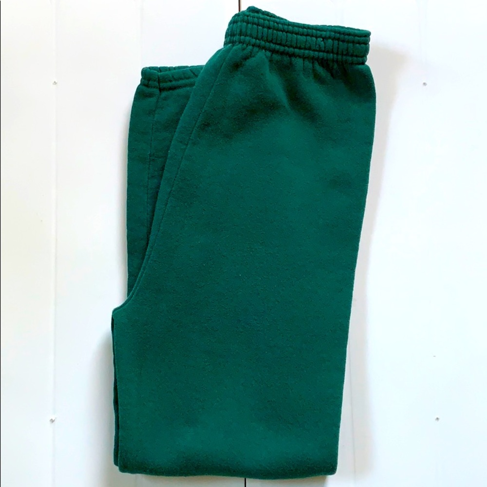 Vintage Sweatpants New Legends Jogger Green Size M